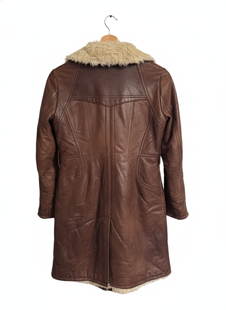 Shearling Sheepskin Long Coat