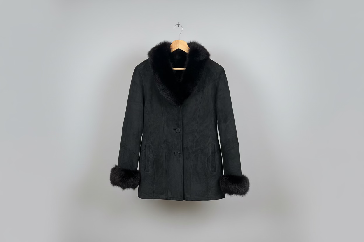 Black School Girl Penny Lane Shearling